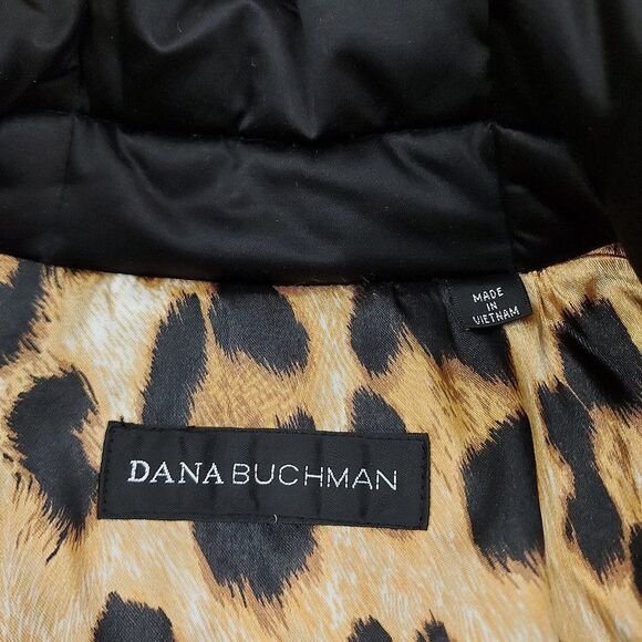 Dana Buchman Softshell Long Jacket Womens Small Black Snap Lined Long Sleeve - Picture 11 of 12